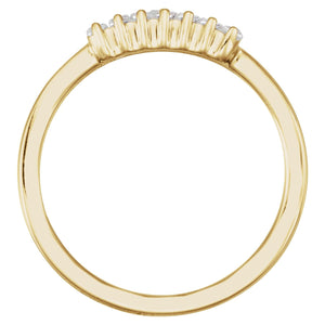 Straight Baguette Ring · 0.33 ct — 14K Yellow Gold view 2