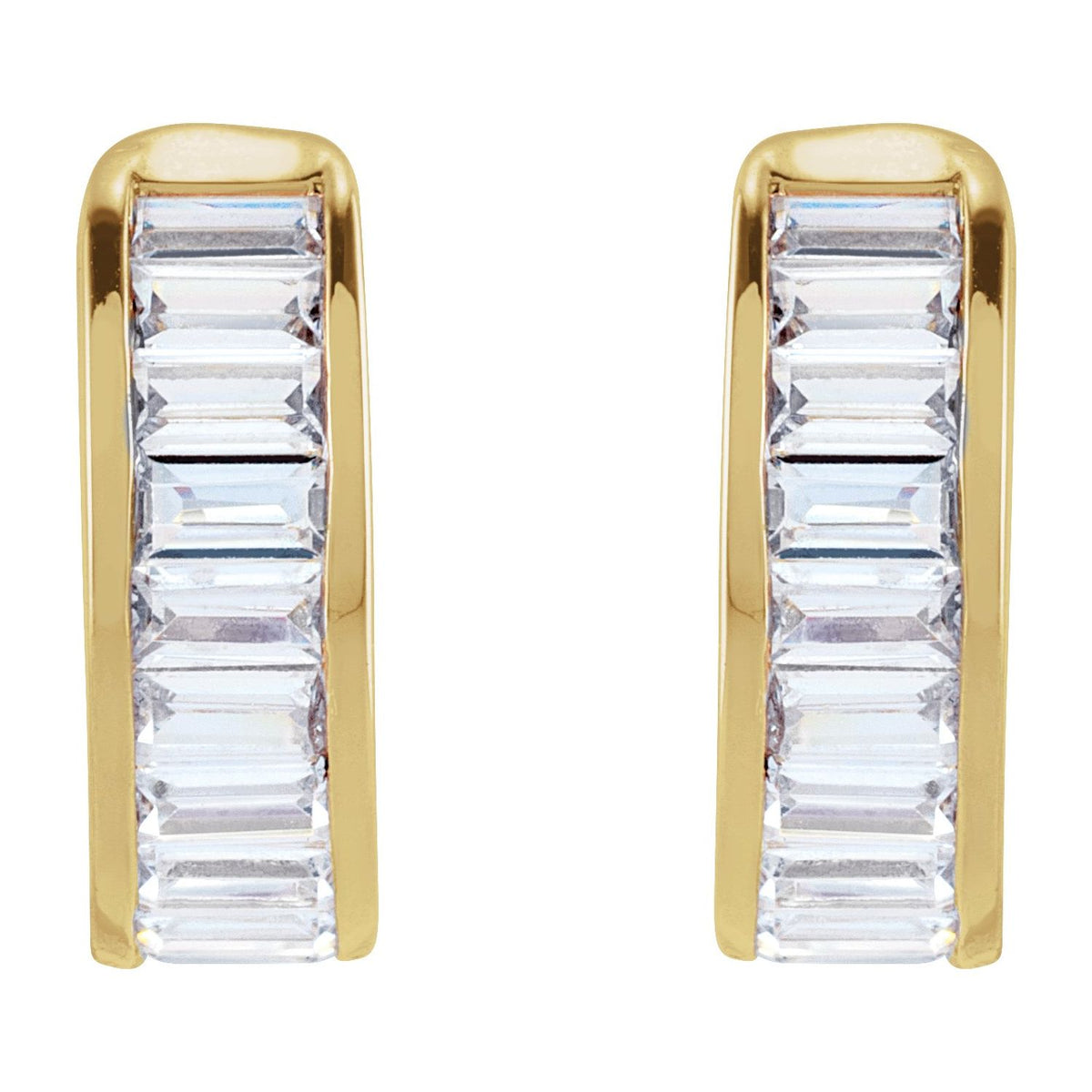 Lab-Grown Diamond Ear Cuff · 0.75 ct — 14K Yellow Gold view 2