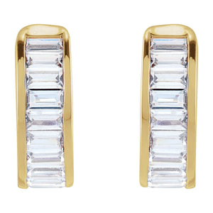 Lab-Grown Diamond Ear Cuff · 0.75 ct — 14K Yellow Gold view 2