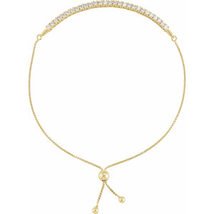 Bolo Bracelet · 1–1.63 ct — 14K Yellow Gold