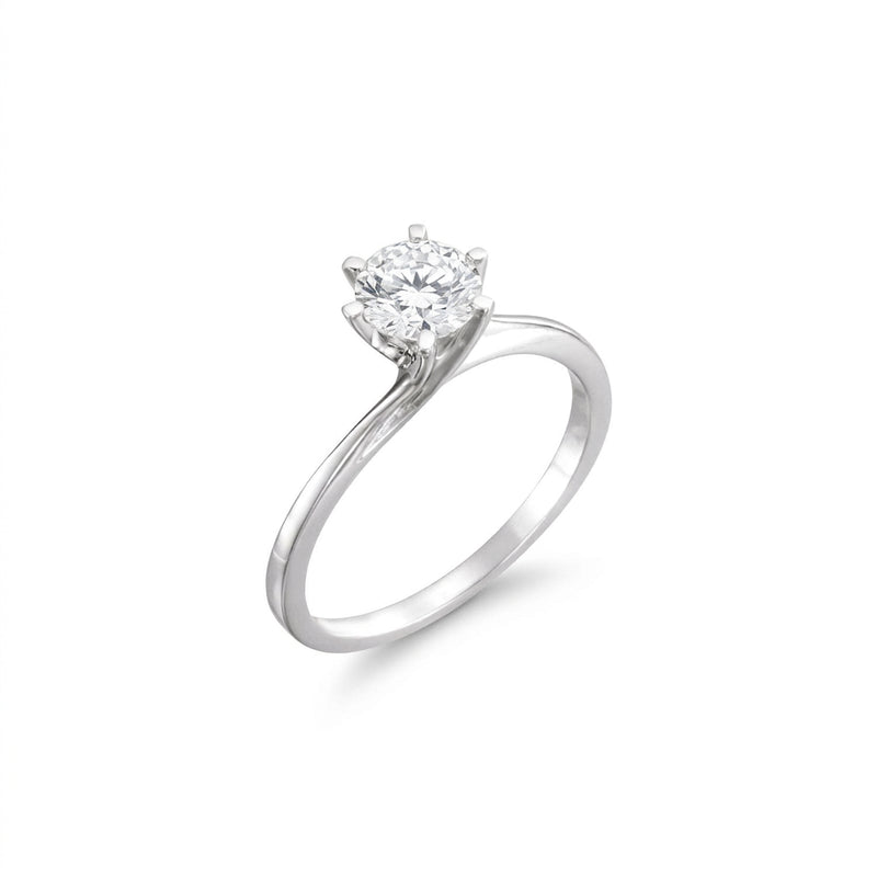 Set: sterling-silver — shown with the centre diamond, rendered image