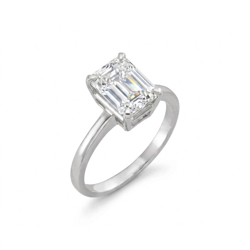 Set: 18k-white-gold — shown with the centre diamond, rendered image