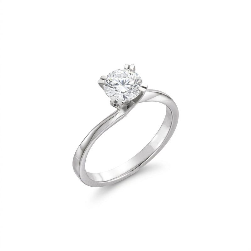 Set: sterling-silver — shown with the centre diamond, rendered image