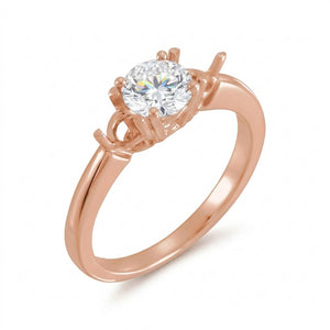 Set: 14k-rose-gold — shown with the centre diamond, rendered image