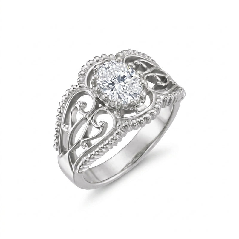 Set: 18k-white-gold — shown with the centre diamond, rendered image